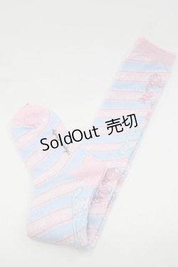 画像1: Angelic Pretty / Melody Toysオーバーニー  サックスＸピンク I-25-09-27-094-AP-ZA-SA-ZI