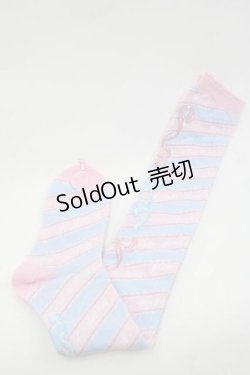 画像2: Angelic Pretty / Melody Toysオーバーニー  サックスＸピンク I-25-09-27-094-AP-ZA-SA-ZI