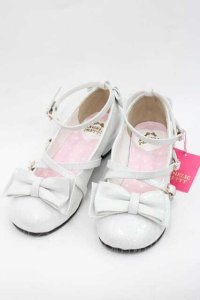 Angelic Pretty / Twinkleシューズ  白 I-25-09-27-099-AP-SH-SA-ZT387