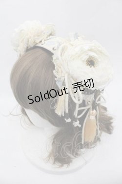 画像3: Hoshibako Works / ローズタッセルカチューシャ  アイボリー I-25-09-27-012-LO-AC-SA-ZI