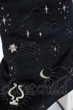 画像4: axes femme POETIQUE / 天体モチーフ刺繍ベロアブーツ M ブラック I-25-09-27-103-AX-SH-SA-ZI