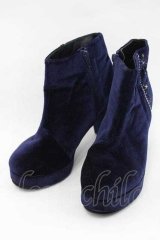 axes femme POETIQUE / 星座ブーツ M ネイビー I-25-09-27-104-AX-SH-SA-ZT386
