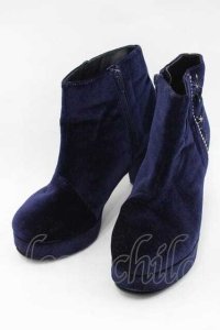 axes femme POETIQUE / 星座ブーツ M ネイビー I-25-09-27-104-AX-SH-SA-ZT386