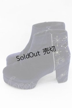 画像2: 【SALE】axes femme POETIQUE / 星座ブーツ M ネイビー I-25-09-27-104-AX-SH-SA-ZT386