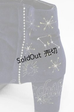 画像4: 【SALE】axes femme POETIQUE / 星座ブーツ M ネイビー I-25-09-27-104-AX-SH-SA-ZT386