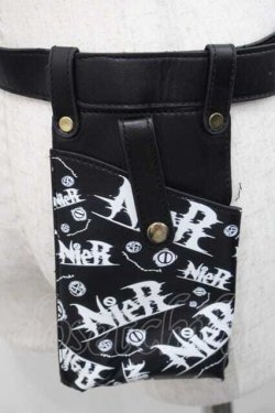 画像4: NieR Clothing / ポーチ付きベルト  ブラック I-25-09-27-109-PU-ZA-SA-ZI