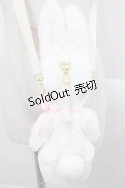 画像5: Angelic Pretty / Dreamyリリカルバニーぬいぐるみポーチ  白Ｘピンク I-25-09-27-110-AP-ZA-SA-ZI