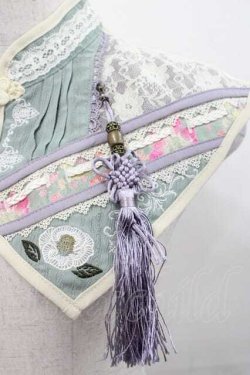 画像4: Ozz oneste / タッセルデザインつけ襟  ミントＸラベンダー I-25-09-27-111-OO-ZA-SA-ZI