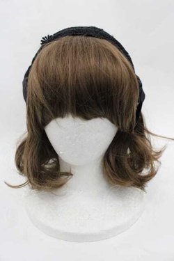 画像2: m petit by misako / TT*AMレースカチューシャ  黒 I-25-09-27-002-LO-AC-SA-ZI