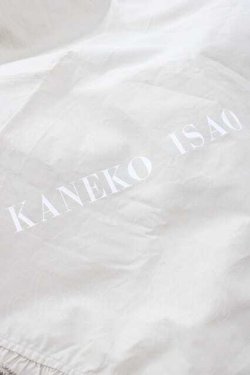 画像3: KANEKO ISAO / ロゴ大判ストール  ベージュ I-25-09-27-125-EL-ZA-SA-ZI