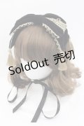 axes femme kawaii / タッセル付リボンヘッドドレス  黒 I-25-09-27-016-AX-AC-SA-ZI
