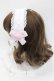 画像3: Nile Perch / うさぎさんリボンレースヘッドドレス  白Ｘピンク I-25-09-27-017-LO-AC-SA-ZI (3)