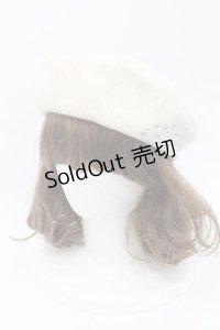 axes femme / 冬の星座刺繍ベレー 57.5cm キナリ I-25-09-27-021-AX-AC-SA-ZI