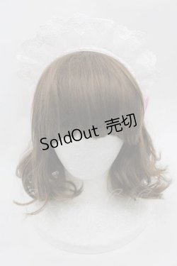 画像2: Angelic Pretty / メイド風カチューシャ  白Ｘピンク I-25-09-27-003-AP-AC-SA-ZI