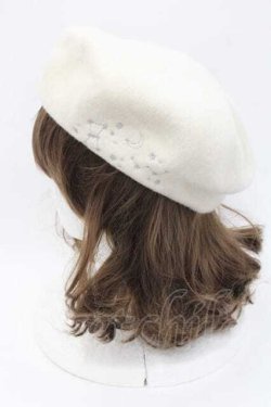 画像3: axes femme / 冬の星座刺繍ベレー 57.5cm キナリ I-25-09-27-021-AX-AC-SA-ZI
