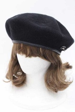 画像1: LOLITAその他(お買取対象外) / 金具ベレー  黒 I-25-09-27-023-LO-AC-SA-ZI