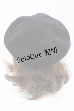 画像4: LOLITAその他(お買取対象外) / 金具ベレー  黒 I-25-09-27-023-LO-AC-SA-ZI