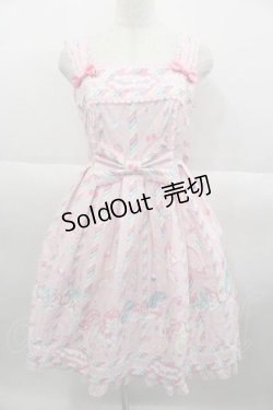 画像1: Angelic Pretty / Sugary Carnivalジャンパースカート  ピンク I-25-09-30-049-AP-OP-SA-ZI
