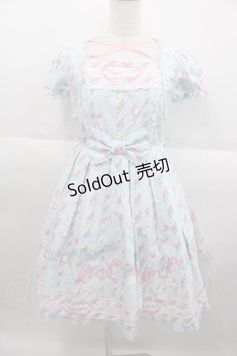 画像1: Angelic Pretty / Sugary Carnivalワンピース  サックス I-25-09-30-050-AP-OP-SA-ZI (1)