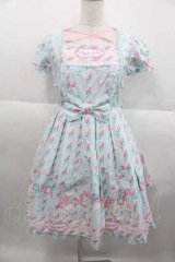 Angelic Pretty / Sugary Carnivalワンピース  サックス I-25-09-30-050-AP-OP-SA-ZI