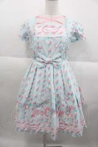 Angelic Pretty / Sugary Carnivalワンピース  サックス I-25-09-30-050-AP-OP-SA-ZI