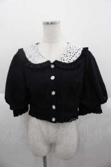 Hoshibako Works / カサブランカ・ギフト グランパフスリーブブラウス  ブラック I-25-09-30-006-LO-BL-SA-ZI