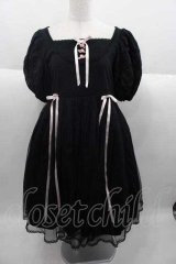 Angelic Pretty / Petit Rose Gardenカットワンピース  黒 I-25-09-30-056-AP-OP-SA-ZI