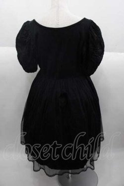 画像2: Angelic Pretty / Petit Rose Gardenカットワンピース  黒 I-25-09-30-056-AP-OP-SA-ZI
