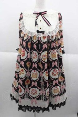 画像1: Angelic Pretty / Sweet Bakeryワンピース  黒 I-25-09-30-058-AP-OP-SA-ZI