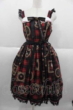 画像1: Angelic Pretty / Holiday Collectionジャンパースカート  赤Ｘ黒 I-25-09-30-060-AP-OP-SA-ZI