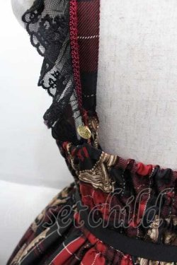 画像3: Angelic Pretty / Holiday Collectionジャンパースカート  赤Ｘ黒 I-25-09-30-060-AP-OP-SA-ZI