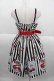 画像2: Angelic Pretty / Cherry Stampジャンパースカート  黒 I-25-09-30-063-AP-OP-SA-ZI (2)