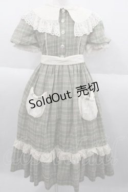 画像1: Hoshibako Works / カントリーラビットワンピース  グリーン I-25-09-30-064-LO-OP-SA-ZI