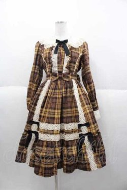 画像1: axes femme kawaii / タータンチェックチェックワンピース M  I-25-09-30-066-AX-OP-SA-ZI