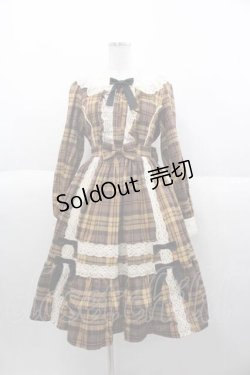 画像1: axes femme kawaii / タータンチェックチェックワンピース M  I-25-09-30-066-AX-OP-SA-ZI