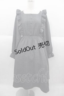 画像1: m petit by misako / チェックワンピース M グレー I-25-09-30-068-LO-OP-SA-ZI