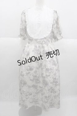 画像1: m petit by misako / トワルドジュイワンピース L アイボリー I-25-09-30-069-LO-OP-SA-ZI