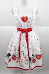 Ms LUTRA / RED Heart dolls Dress  白 I-25-09-30-073-LO-OP-SA-ZS