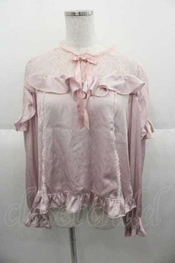 画像1: Angelic Pretty / Lacy Frillブラウス  ピンク I-25-09-30-009-AP-BL-SA-ZI