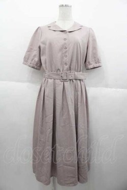画像1: an another angelus / 半袖開襟ワンピース  ピンク I-25-09-30-086-CA-OP-SA-ZI