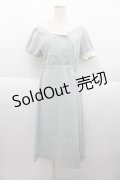 LOLITAその他(お買取対象外) / レース襟フロントボタン半袖ワンピース  ミント I-25-09-30-092-LO-OP-SA-ZI