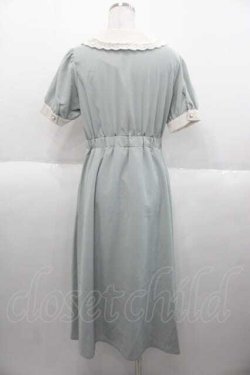 画像2: LOLITAその他(お買取対象外) / レース襟フロントボタン半袖ワンピース  ミント I-25-09-30-092-LO-OP-SA-ZI