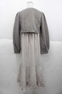 画像2: Hudson honey / Makiコラボ/ボレロ&キャミワンピースセット L ブラウン I-25-09-30-093-LO-OP-SA-ZI