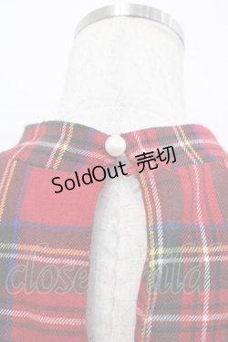 画像3: Jamie エーエヌケー / チャイナチェックワンピース  赤チェック I-25-09-30-096-LO-OP-SA-ZI