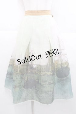 画像1: Favorite / 絵画スカート  グリーンＸブラウン I-25-09-30-107-LO-SK-SA-ZI