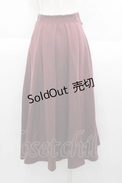 画像2: an another angelus / ウエストレースコルセットフレアースカート  ボルドー I-25-09-30-111-CA-SK-SA-ZI