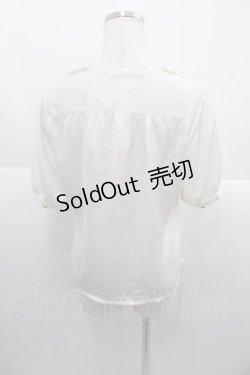 画像2: an another angelus / レース襟半袖ブラウス  アイボリー I-25-09-30-012-CA-BL-SA-ZI