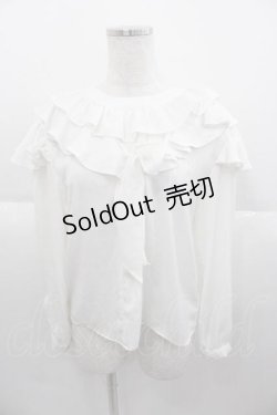 画像1: MILK / Kittenブラウス  白 I-25-09-30-013-ML-BL-SA-ZI