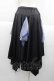 画像2: CIVARIZE / レイヤードスカートパンツ  黒Ｘ青 I-25-09-30-118-GO-PA-SA-ZI (2)