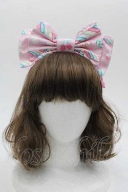 画像1: Angelic Pretty / Sugary Carnivalカチューシャ  ピンク I-25-09-30-124-AP-AC-SA-ZI